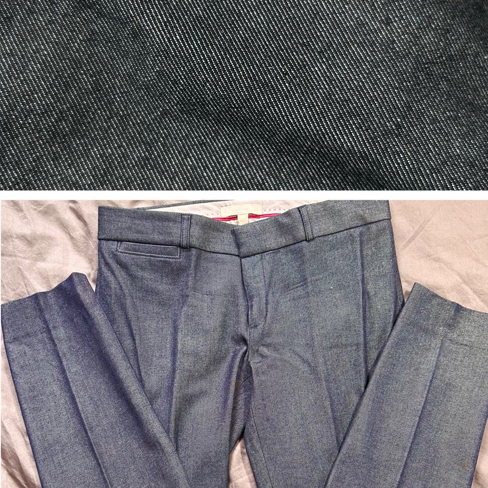 Blue / grey ankle pants